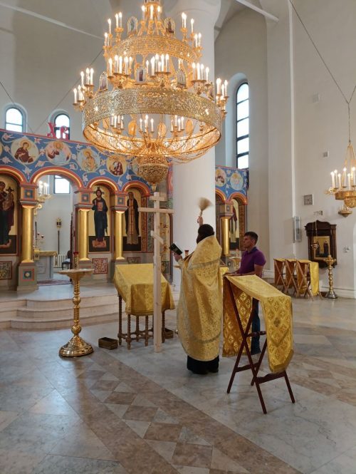 Руководитель проекта «Общее Дело. Возрождение деревянных храмов Севера» освятил Крест для часовни в Вологодской области