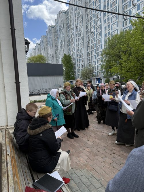 Праздник, посвященный дню Великой Победы, в храме священномученика Владимира в Свиблово