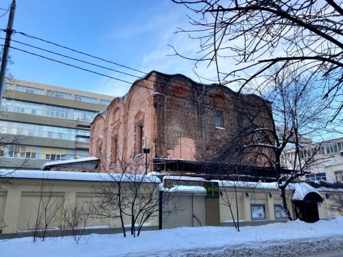 Продолжается реставрация храма Рождества Пресвятой Богородицы в Бутырской Слободе