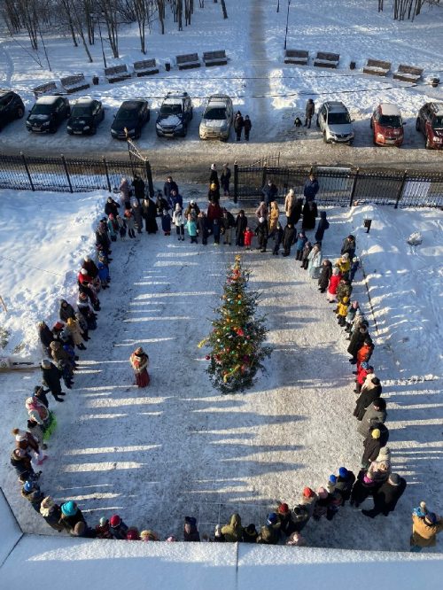 Торжества по случаю Рождества Христова в храме Успения Божией Матери в Архангельском-Тюрикове