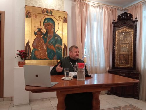 Диакон Александр Сергиев принял участие во встрече с протоиереем Олегом Стеняевым