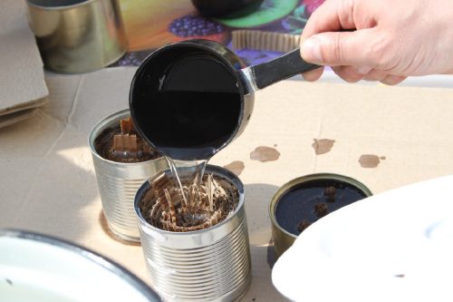 Мастер-класс по изготовлению окопных свечей в Останкино