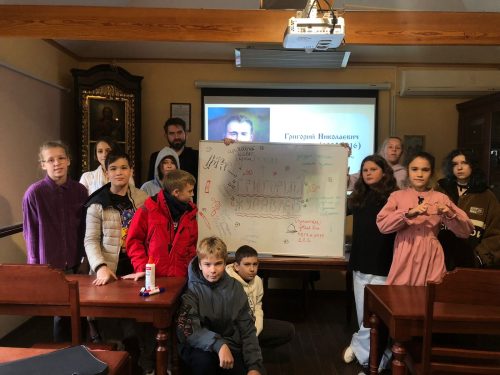 В детской воскресной школе храма Положение Ризы Пресвятой Богородицы во Влахерне, что в Леонове после летних каникул начался новый учебный год