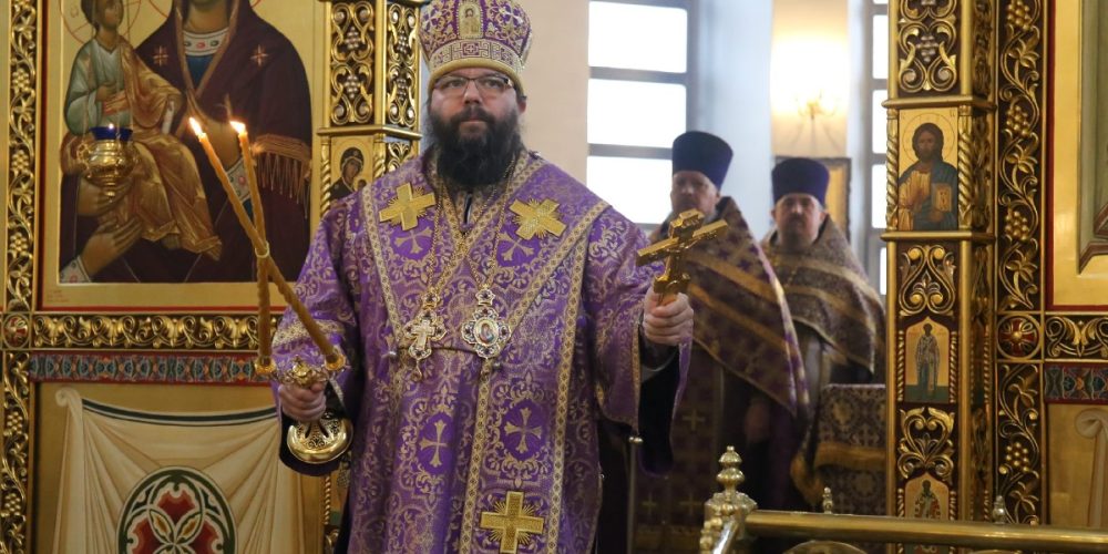 В Неделю 5-ю Великого поста архиепископ Егорьевский Матфей совершил Божественную литургию в храме Торжества Православия в Алтуфьеве