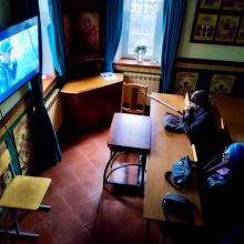 В рамках программы «Московское долголетие» при храме святых мучеников Адриана и Наталии в Бабушкине прошла очередная встреча членов Киноклуба