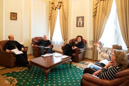 В ФХУ состоялось совещание по строительству храма равноапостольных Мефодия и Кирилла в Ростокине