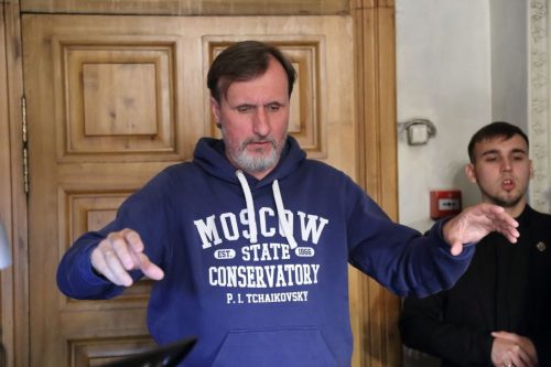 Международный мастер класс дирижера и регента храма Тихвинской иконы Божией Матери Владимира Горбика