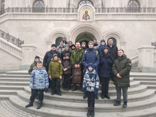 Выходные мероприятия воспитанников Отделения русского рукопашного боя им А.В.Суворова при храме преподобного Сергия Радонежского в Бибиреве