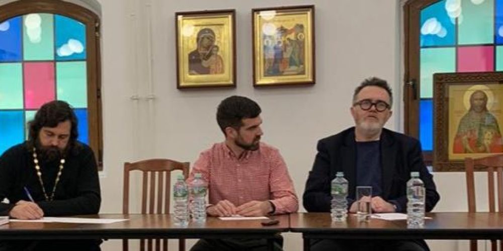 В храме прп. Серафима Саровского в Раеве прошла встреча с американским журналистом Родом Дреером