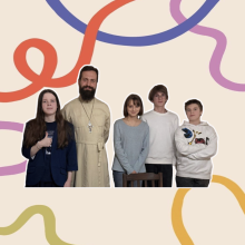 В подростковом клубе при храме Положения Ризы Пресвятой Богородицы во Влахерне, в Леонове прошла встреча со священником