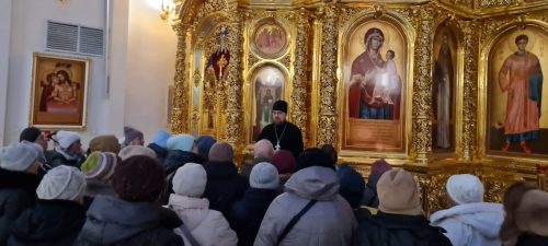 В храме равноапостольных Мефодия и Кирилла в Ростокино побывали жители Северного административного округа