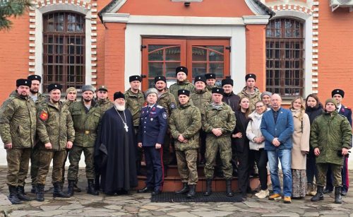 В храме Рождества Пресвятой Богородицы во Владыкине состоялось собрание казаков Бутырского хуторского общества