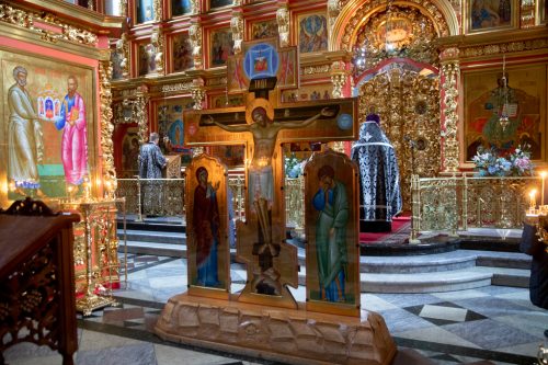 Молодежный хор и участники молодежного движения Северо-Восточного викариатства принял участие в пассии в храме преподобного Сергия Радонежского на Рязанке