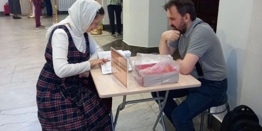 Пасхальная миссионерская акция в храме Казанской иконы Божией Матери в Лосиноостровской