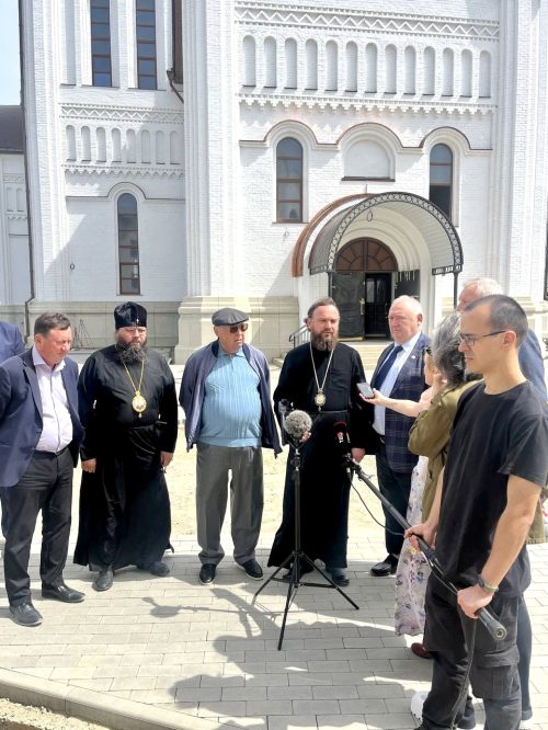 Митрополит Арсений принял участие в объезде строящихся храмов СВАО