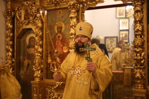 В годовщину архиерейской хиротонии архиепископ Егорьевский Матфей совершил Литургию в усадьбе Свиблово