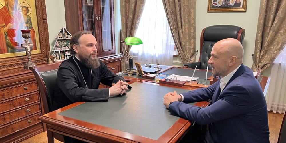 Митрополит Арсений провел рабочую встречу с ректором Московской международной академии