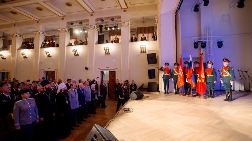 Митрополит Арсений принял участие в торжествах в РГСУ, посвященных 80-летию Великой Победы