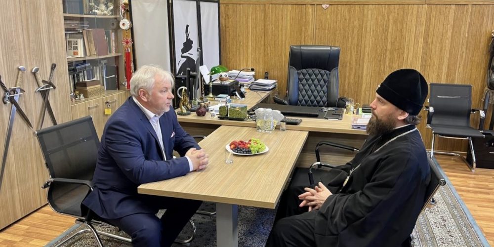 Митрополит Арсений встретился с ректором Института театрального искусства им. И.Д. Кобзона