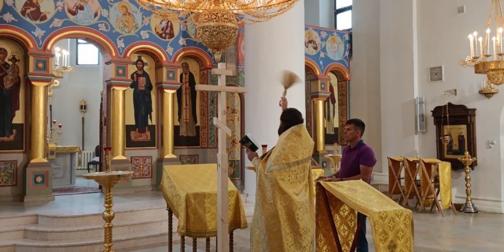 Руководитель проекта «Общее Дело. Возрождение деревянных храмов Севера» освятил Крест для часовни в Вологодской области