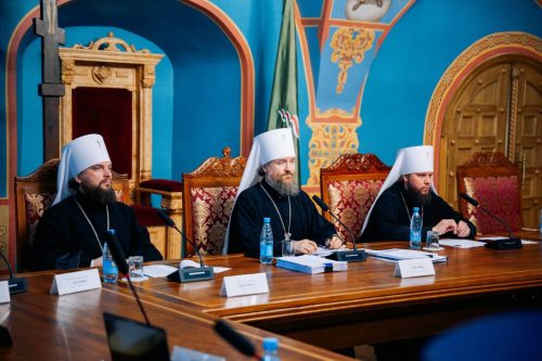 Митрополит Арсений принял участие в заседание Епархиального совета города Москвы