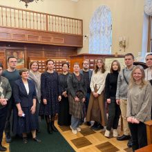Российскую государственную библиотеку посетила молодежь храма Тихвинской иконы Божией Матери в Алексеевском