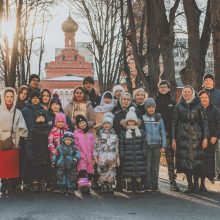 В воскресной школе храма Живоначальной Троицы при бывшем приюте Бахрушиных состоялся киноурок с экскурсией по территории бывшего Бахрушинского приюта
