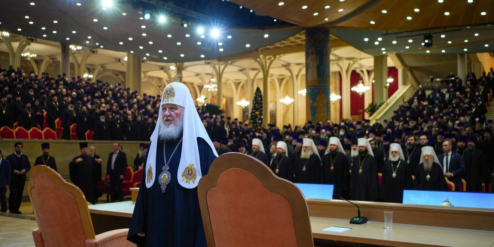 Митрополит Арсений принял участие в Епархиальном собрании города Москвы под председательством Святейшего Патриарха Кирилла