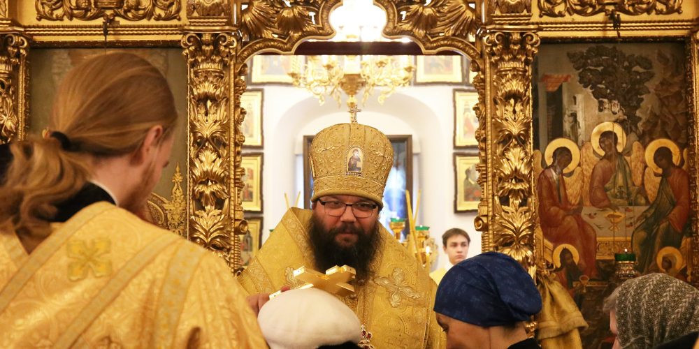 В годовщину архиерейской хиротонии архиепископ Егорьевский Матфей совершил Божественную Литургию в храме Живоначальной Троицы в усадьбе Свиблово