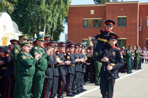 Начало учебного года в Московском Суворовском училище