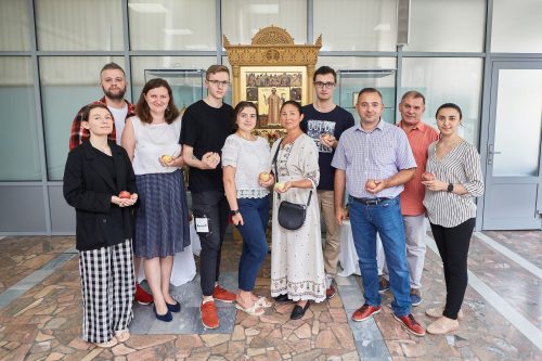 Молебен перед началом духовно-просветительской работы в Московском государственном строительном университете