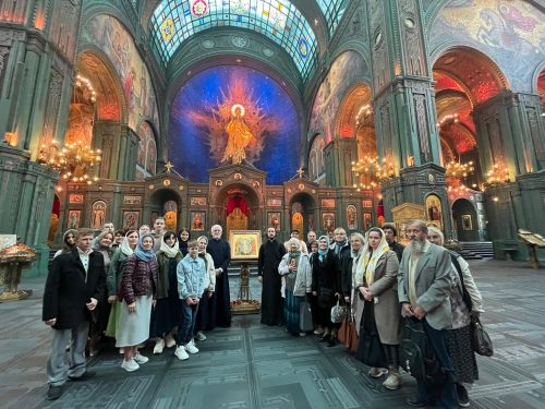 Состоялась паломническая поездка прихожан храма Тихвинской иконы Божией Матери в Алексеевском в главный Храм Вооруженных Сил Российской Федерации