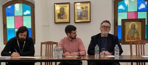 В храме прп. Серафима Саровского в Раеве прошла встреча с американским журналистом Родом Дреером