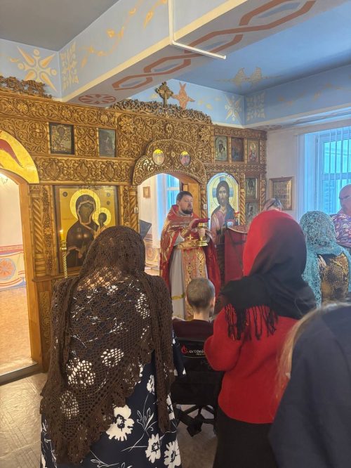 Рождественская служба в домовом храме во имя преподобномученицы великой княгини Елисаветы при ГБУ «НПРЦ» в Алтуфьево