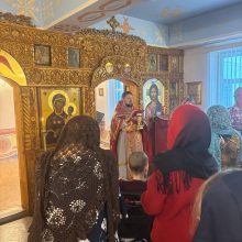 Рождественская служба в домовом храме во имя преподобномученицы великой княгини Елисаветы при ГБУ «НПРЦ» в Алтуфьево