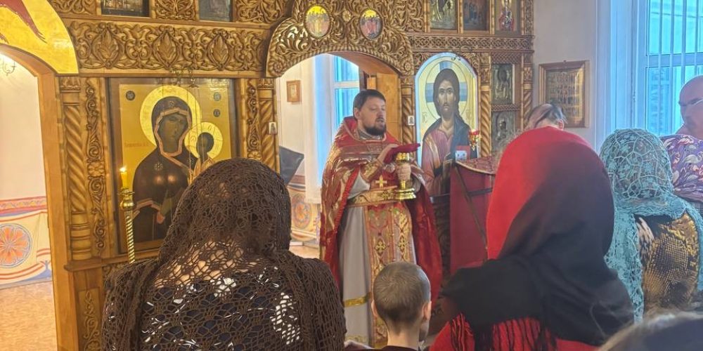 Рождественская служба в домовом храме во имя преподобномученицы великой княгини Елисаветы при ГБУ «НПРЦ» в Алтуфьево