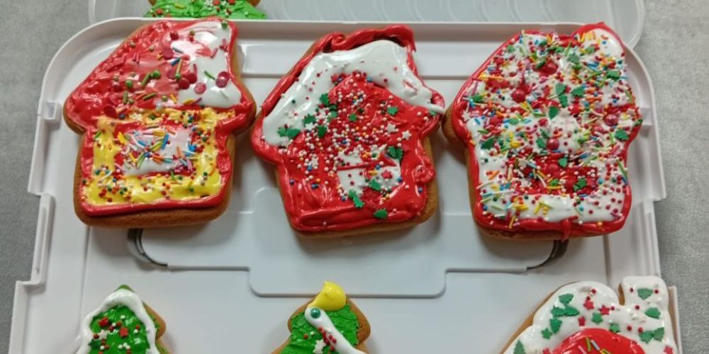 Для воспитанников воскресной школы храма святого благоверного князя Димитрия Донского в Раеве был организован мастер-класс по росписи рождественских пряников