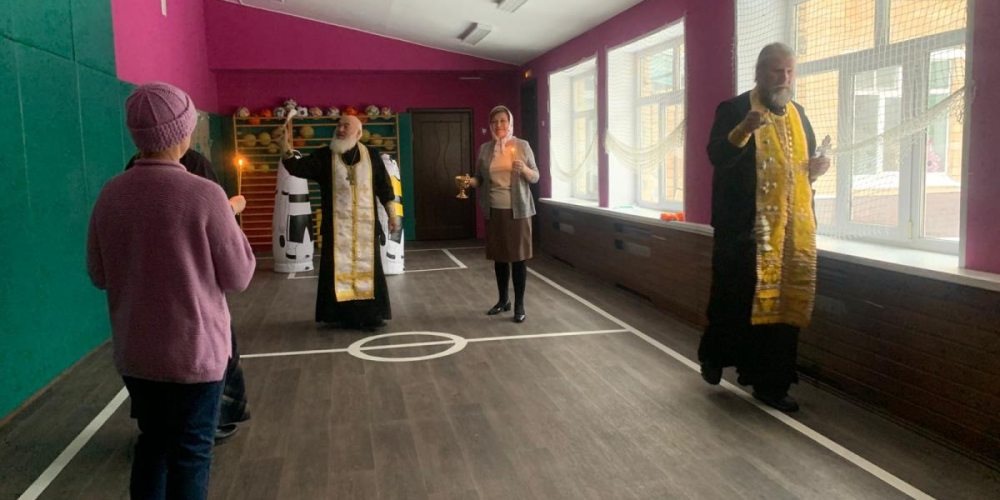 Настоятель храма Рождества Пресвятой Богородицы во Владыкине освятил здание детского сада в Тимирязевском районе города Москвы