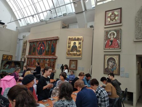 Фестиваль «Видеть и слышать» посетили ребята воскресной школы храма святого благоверного князя Димитрия Донского в Раеве