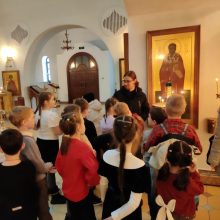 Первоклассники школы №1554 посетили с экскурсией храм иконы Божией Матери «Неопалимая Купина» в Отрадном