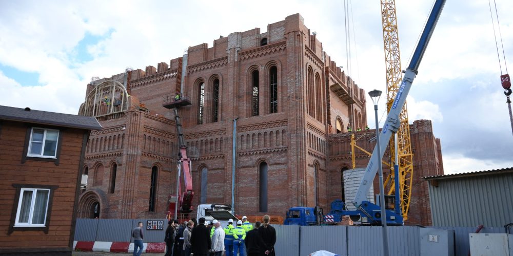 Выездное совещание на объектах строительства православных храмов Северо-Восточного округа