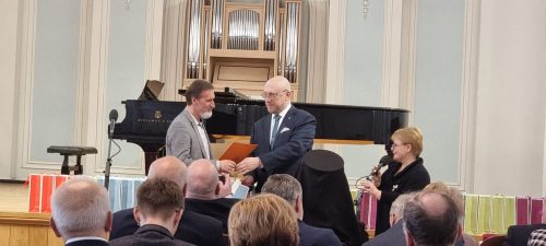 Регент храма Тихвинской иконы Божией Матери в Алексеевском удостоен благодарности Еë Высочества Великой княгини Марии Владимировны Романовой