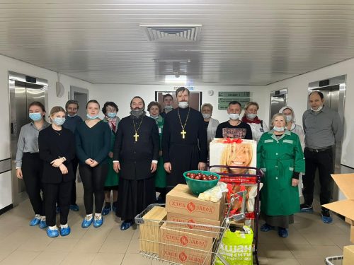 Поздравление со Светлым Христовым Воскресением подопечных Госпиталя для ветеранов войн №3