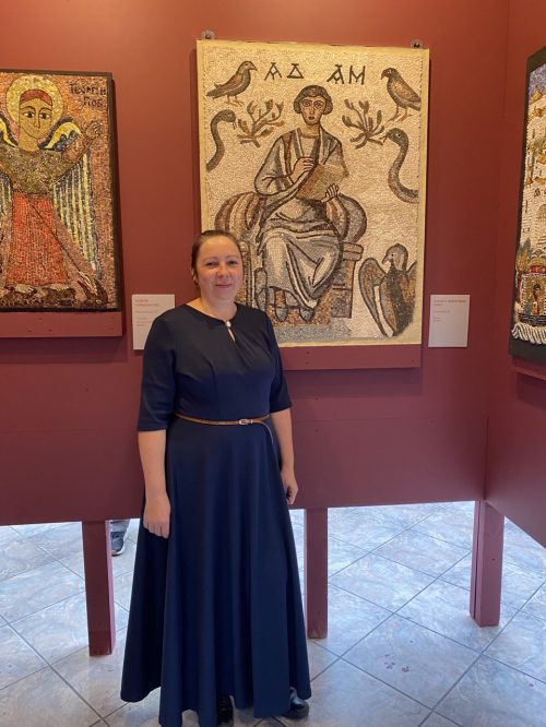 Прихожанка храма Казанской иконы Божией Матери в Лосиноостровской Марина Королева представила свои работы на фестивале церковного искусства «Видеть и слышать»