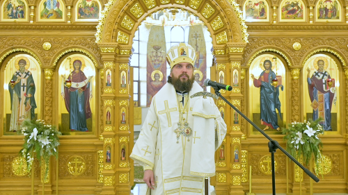 Слово митрополита Звенигородского Арсения, викария Святейшего Патриарха Московского и всея Руси, в праздник Святого Богоявления — Крещения Господа Бога и Спаса нашего Иисуса Христа