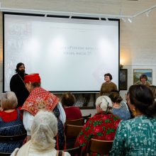 Коллектив Студии «Русские начала» отметил свое 27-летие в стенах выставочно-просветительского центра «Наследие русского севера» при храме преподобного Серафима Саровского в Раеве