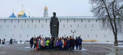 Воспитанники воскресной школы Ростокинского храма побывала в Троице-Сергиевой Лавре