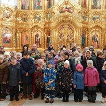 В храме святых равноапостольных Мефодия и Кирилла в Ростокине прошел традиционный детский праздник прихода «Детская масленица»