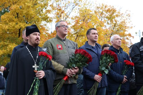 И.о.настоятеля храма равноапостольных Мефодия и Кирилла в Ростокине принял участие в акции в день памяти московского ополчения