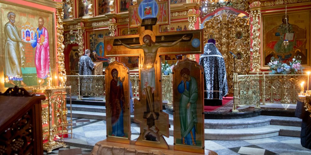 Молодежный хор и участники молодежного движения Северо-Восточного викариатства принял участие в пассии в храме преподобного Сергия Радонежского на Рязанке